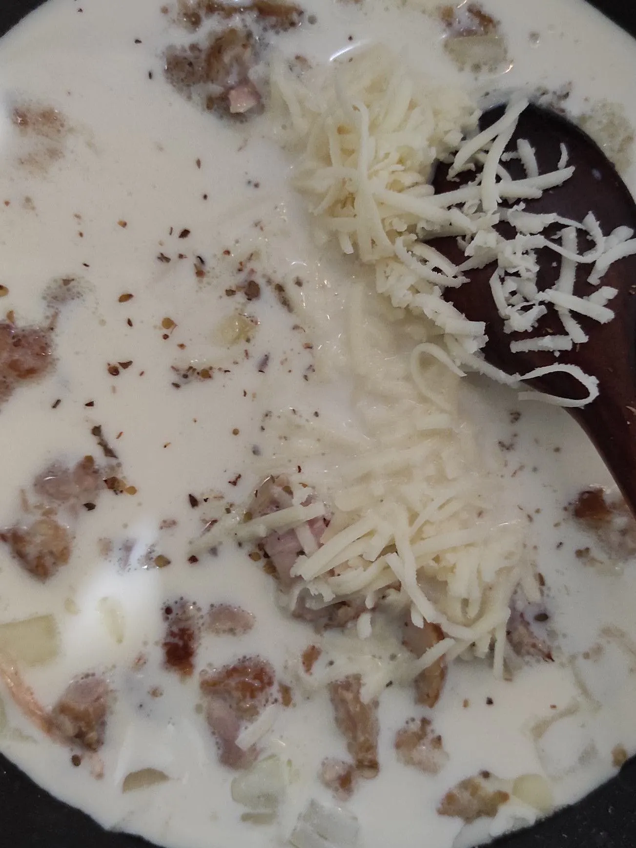 Step 4 Spaghetti Carbonara