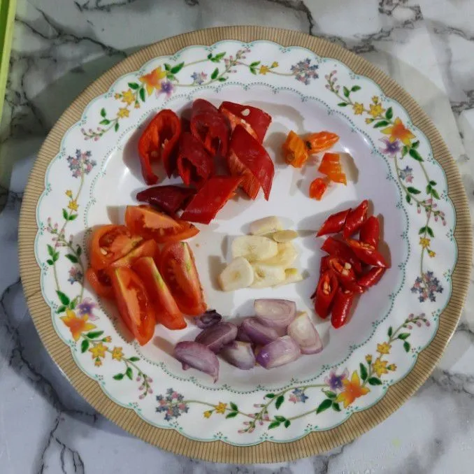 Step 3 Plecing Tahu Kangkung
