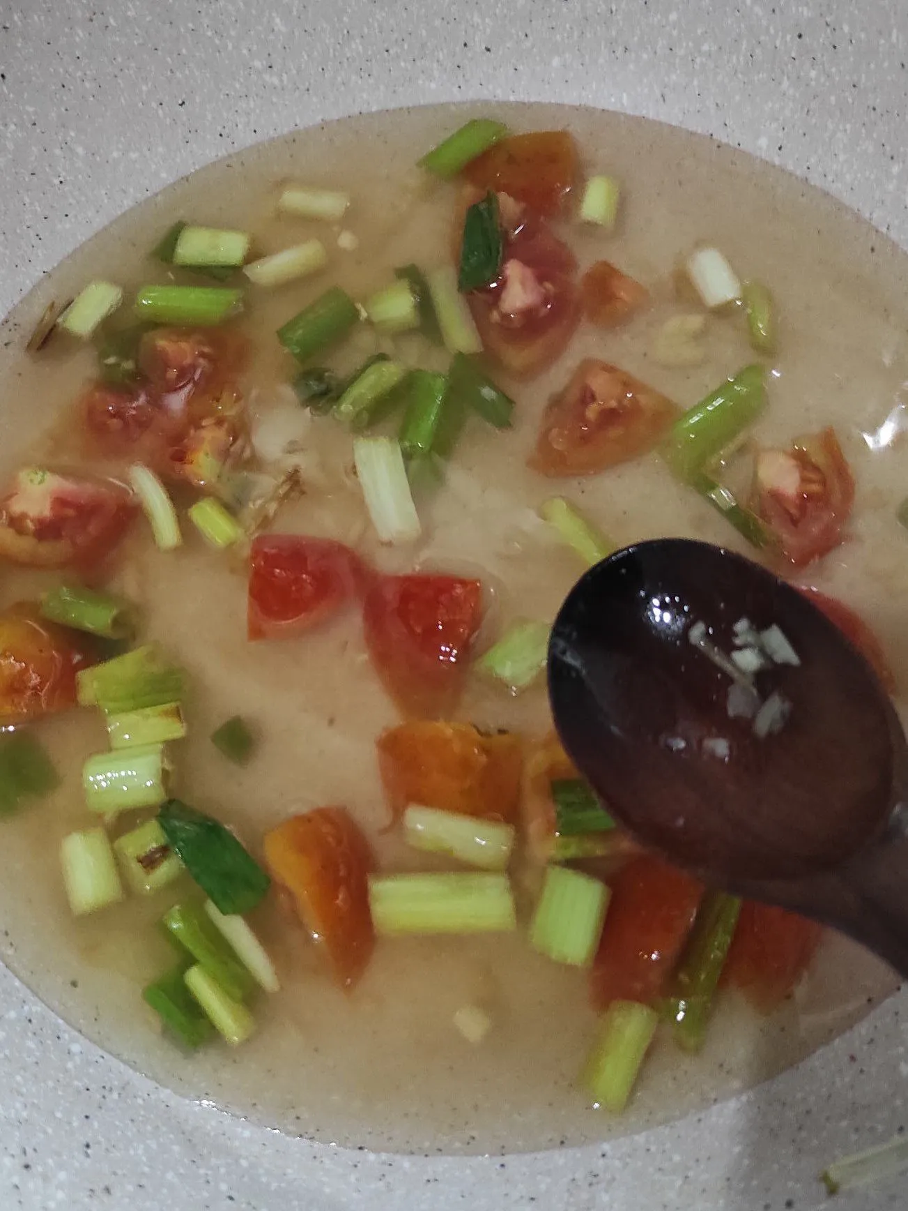 Step 5 Sup Tahu Telur