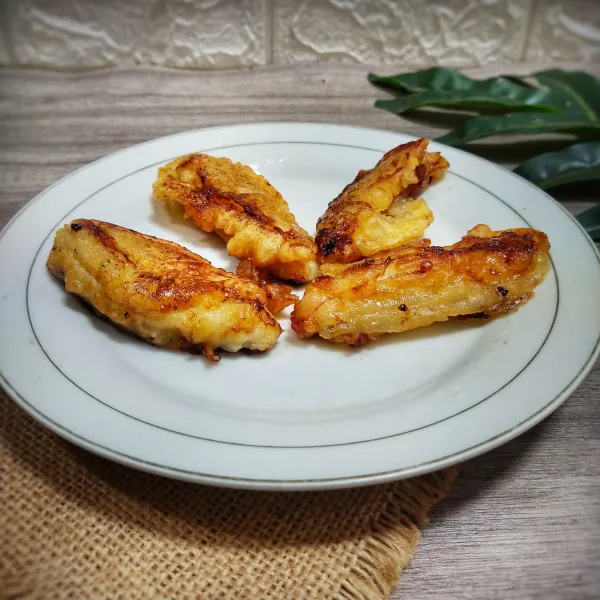Setelah pisang matang lalu siap di sajikan.