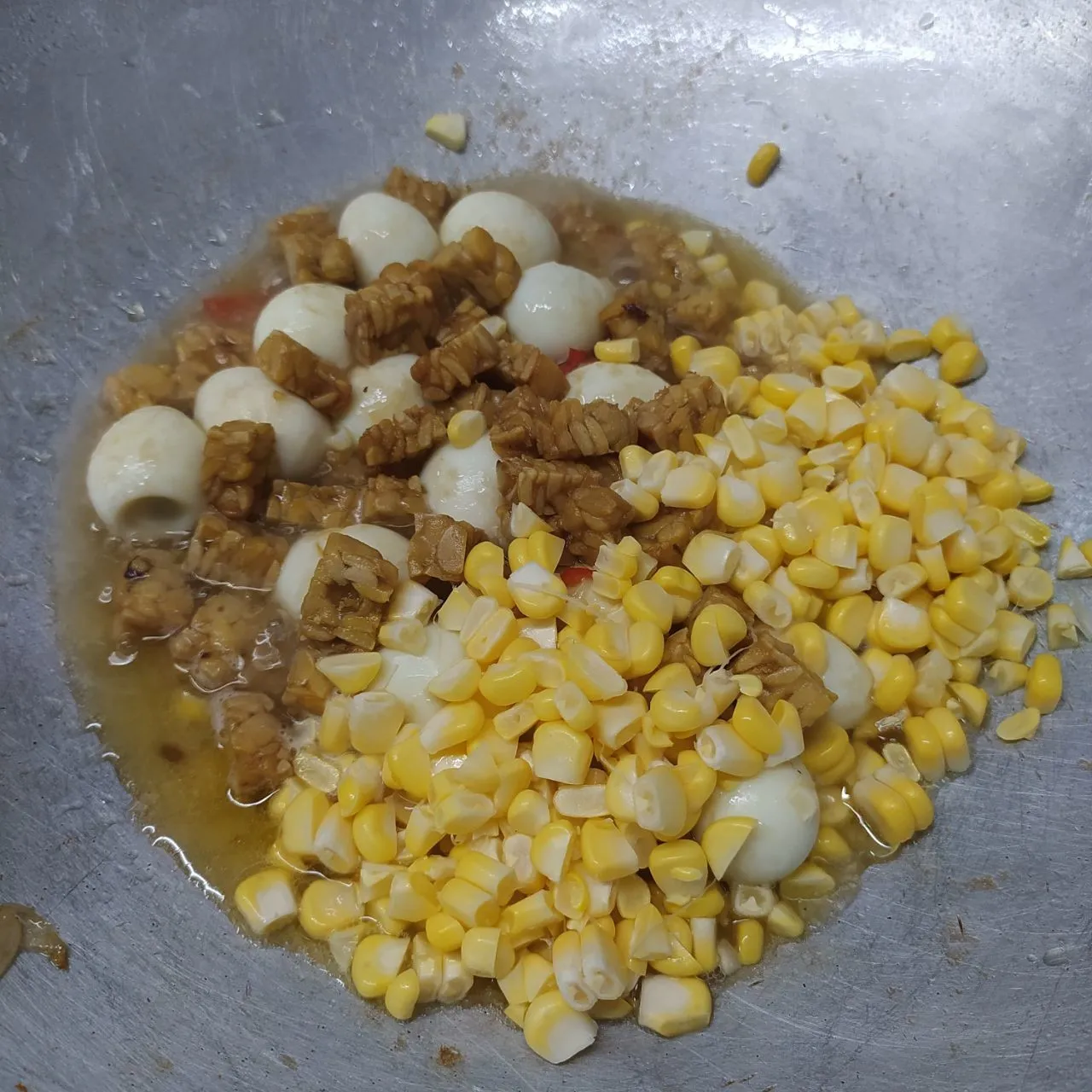 Step 4 Tumis Telur Puyuh Jagung Taoge