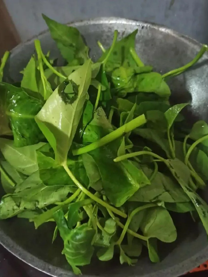 Step 5 Tumis Kangkung Belacan
