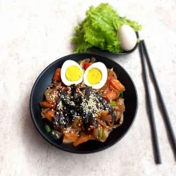 Fettuccine Shirataki Saus Bulgogi