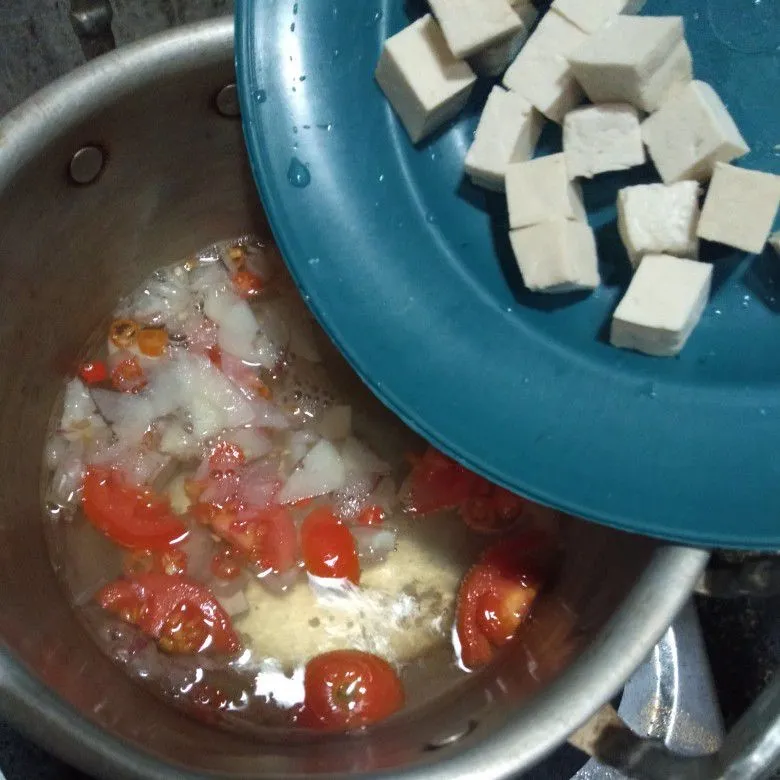 Step 3 Sawi Hijau Tahu Pedas