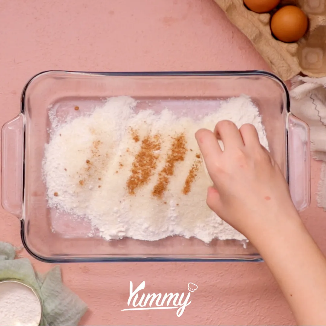 Step 1 Gula Melaka Banana Pudding