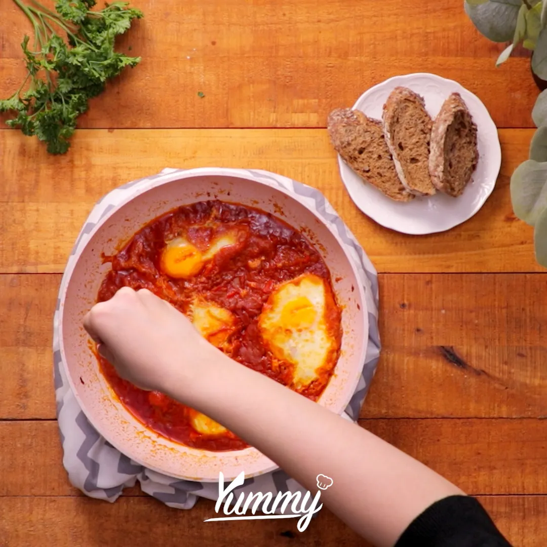 Step 5 Shakshuka (Telur Tomat Ala Afrika)