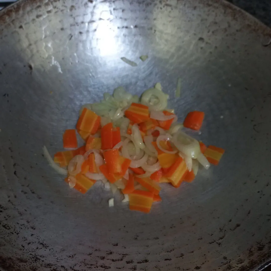 Step 3 Fettuccine Shirataki Saus Bulgogi