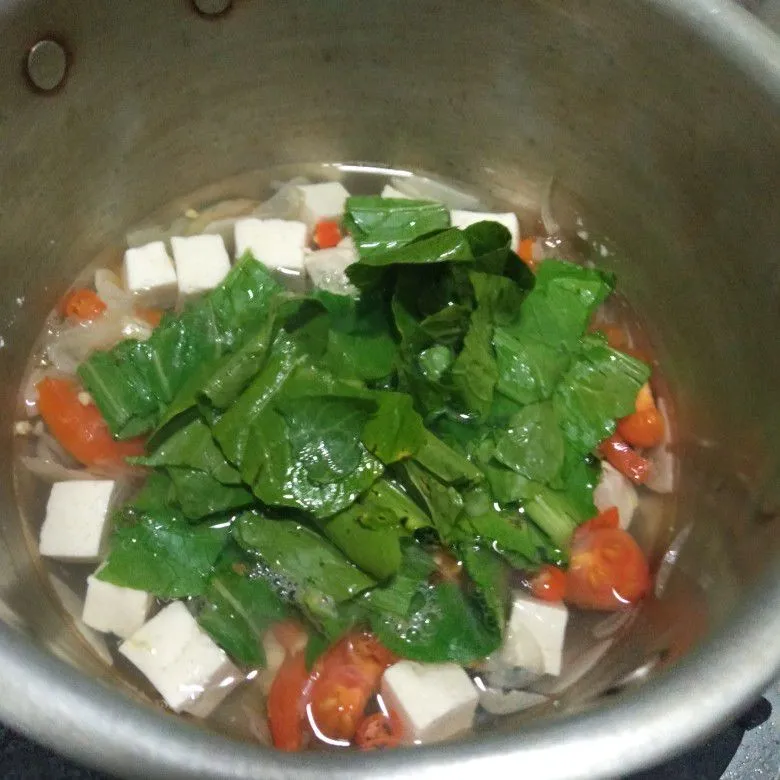 Step 5 Sawi Hijau Tahu Pedas