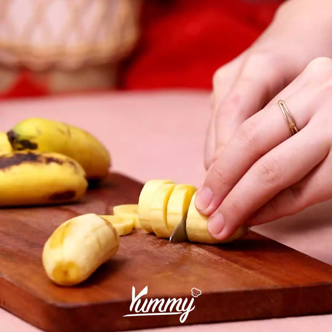 Step 3 Gula Melaka Banana Pudding