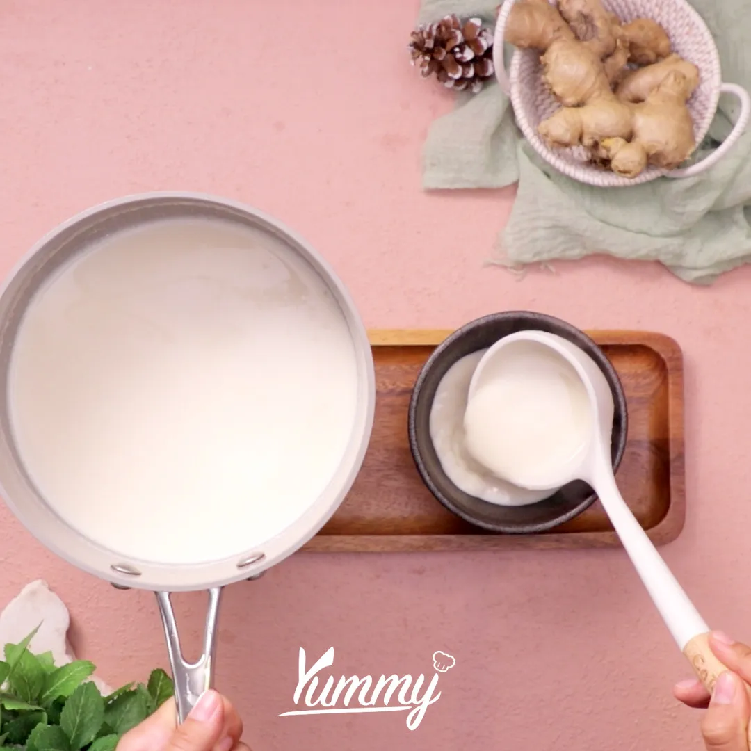 Step 4 Chinese Ginger Milk Pudding