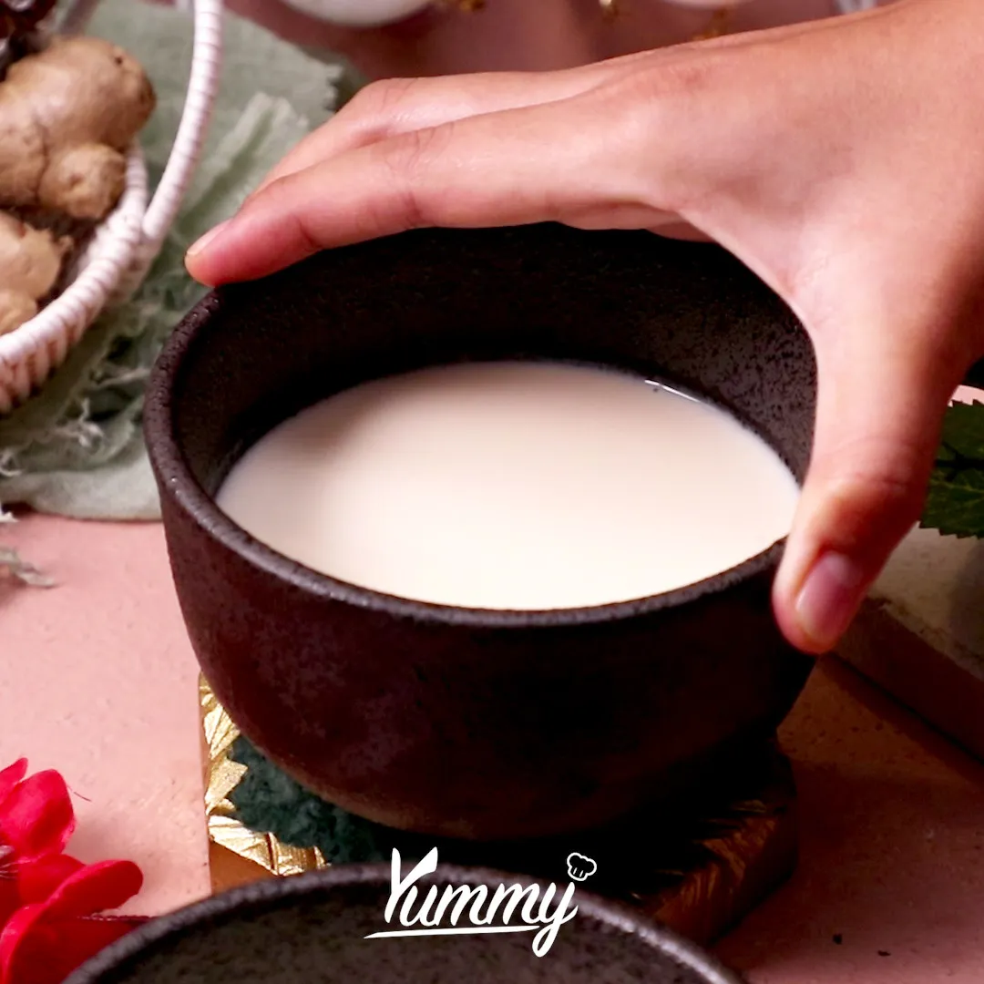Step 5 Chinese Ginger Milk Pudding