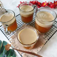 Simpanan Raga Raga Biarkan hingga set dan mengeras, kemudian sajikan.
