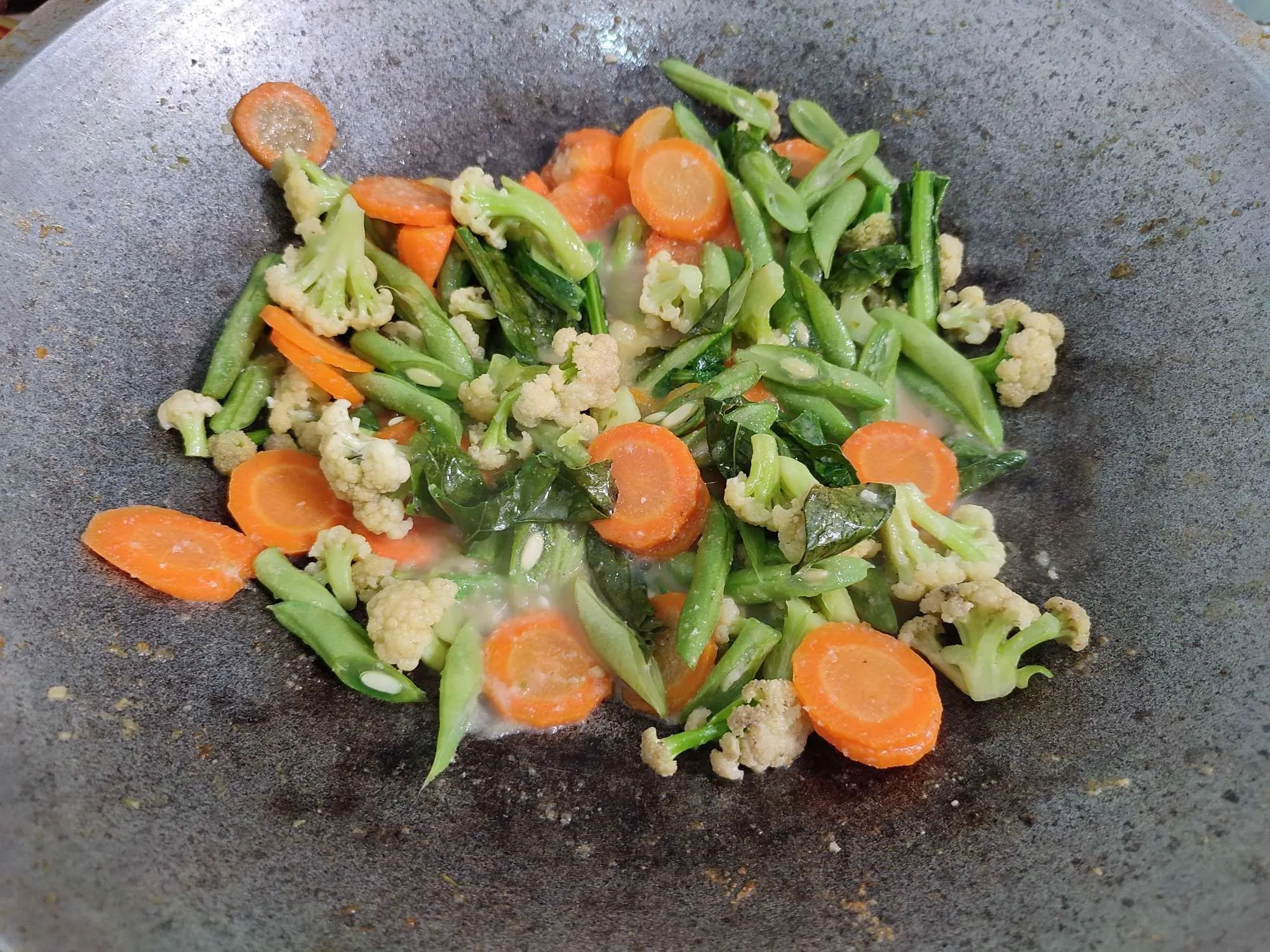 Step 6 Capcay Goreng