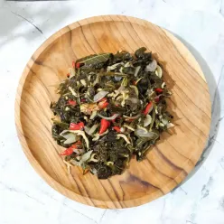 Tumis Daun Singkong Teri Saus Tiram