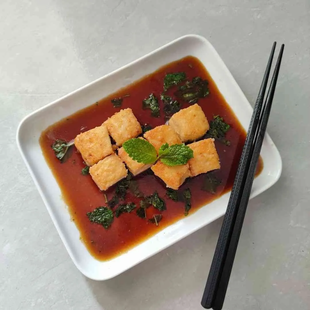 Agedashi Tofu Mint #JagoMasakMaret