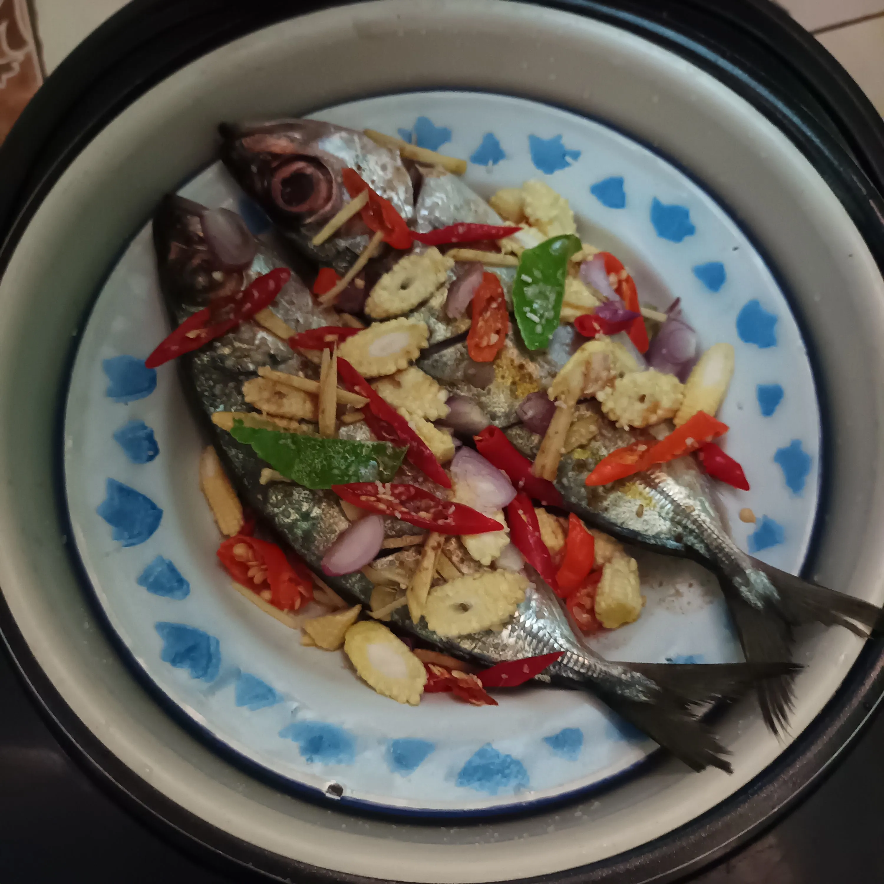 Step 5 Tim Ikan Kembung Magic Com