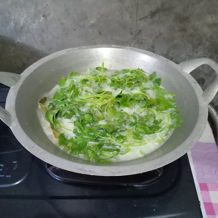 Step 5 Bobor Bayam