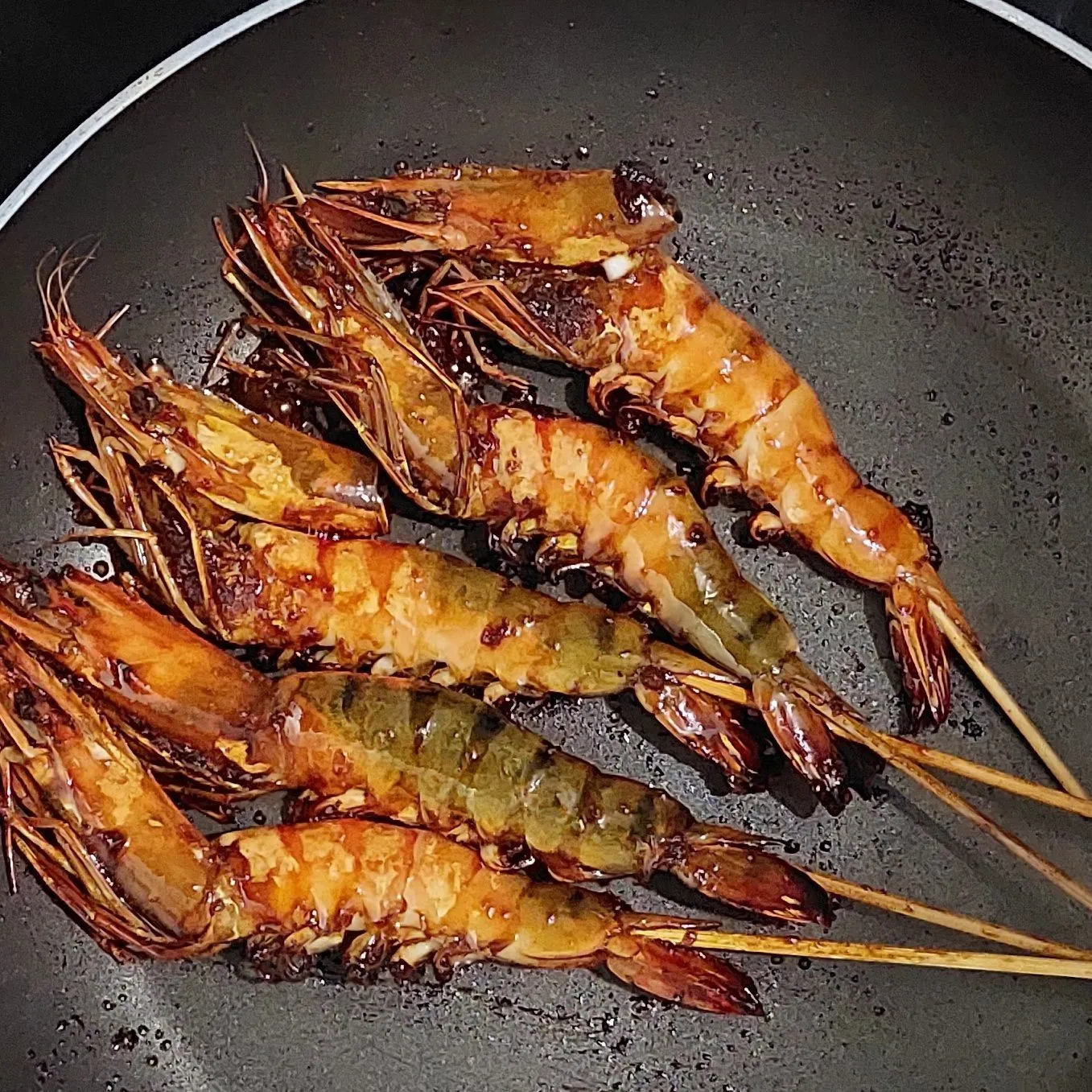 Step 5 Udang Bakar Madu Teflon