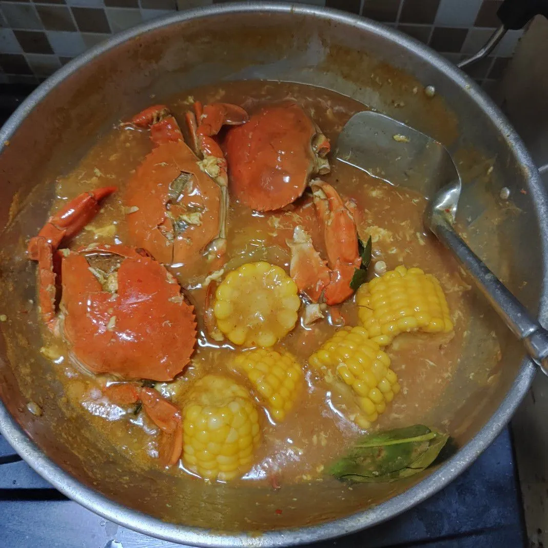 Step 6 Kepiting Saos Padang