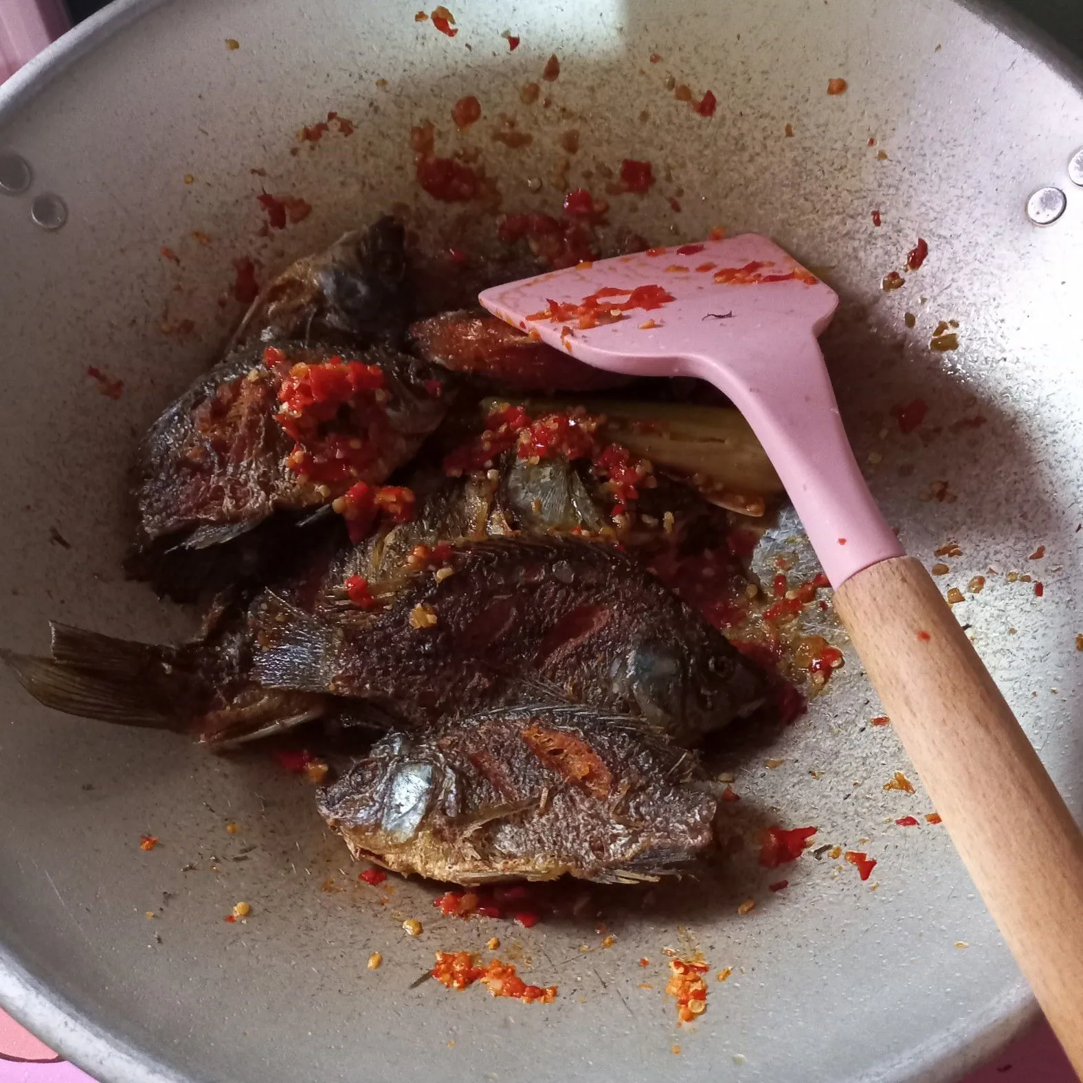 Step 5 Baby Nila Sambal Balado
