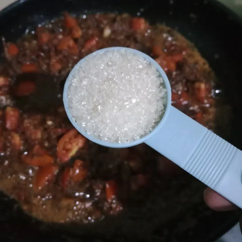 Step 6 Sambal Ikan Klothok Pete