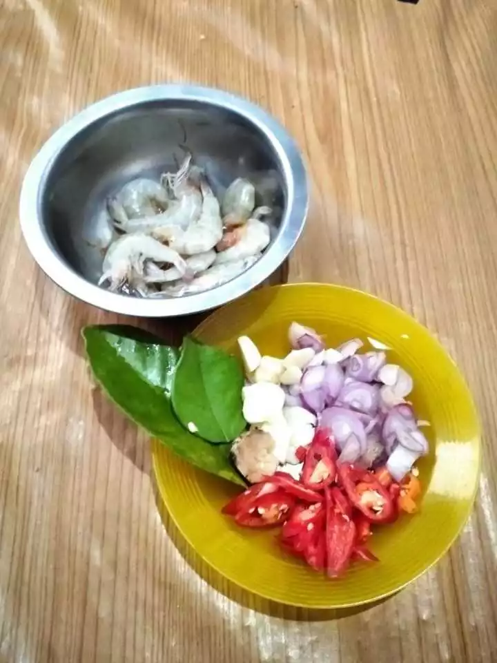 Step 1 Lodeh Labu Siam Bumbu Iris