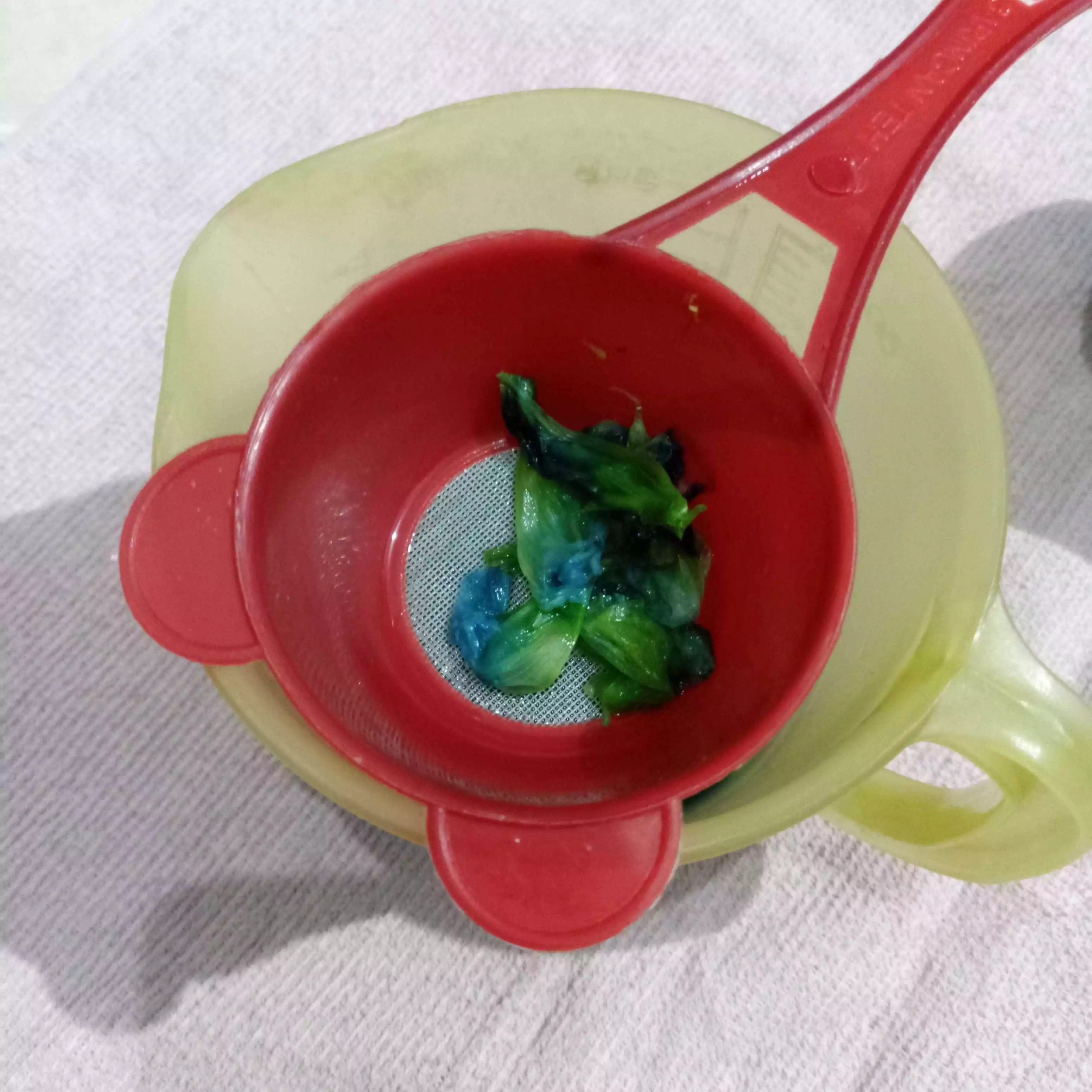Step 4 Teh Madu Bunga Telang