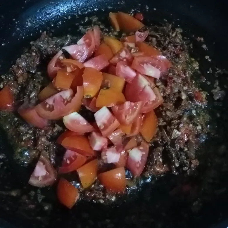 Step 5 Sambal Ikan Klothok Pete