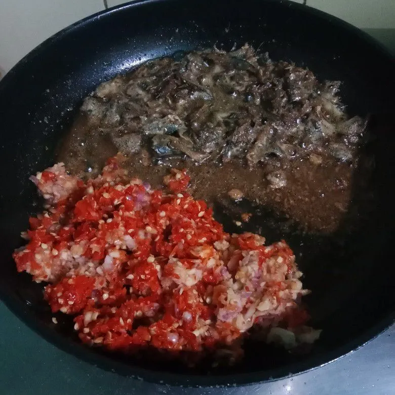 Step 3 Sambal Ikan Klothok Pete