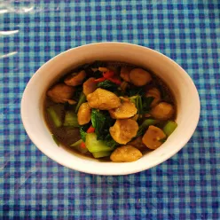 Tumis Pakcoy Bakso