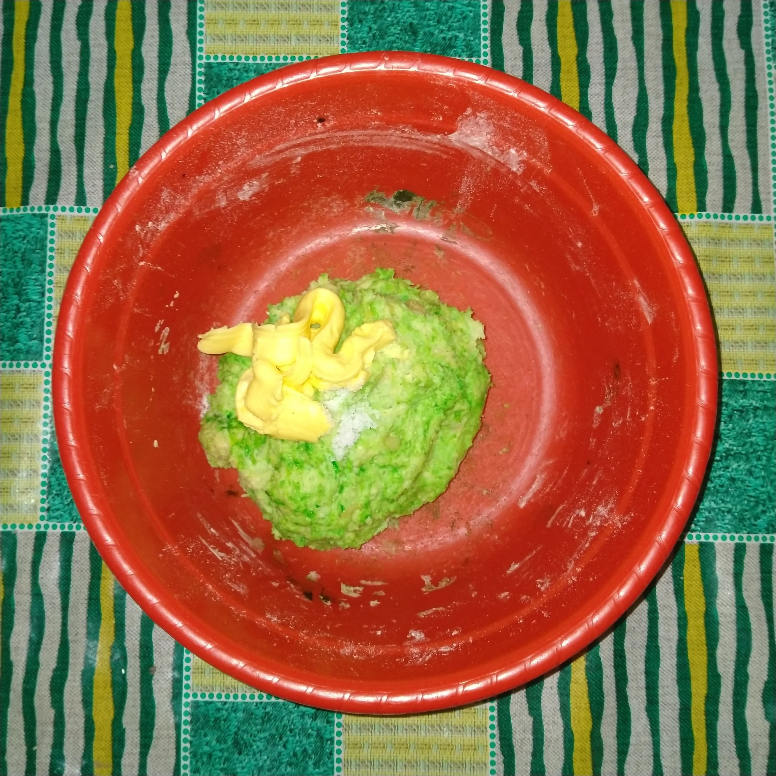 Step 6 Donat Pandan Kentang Mini