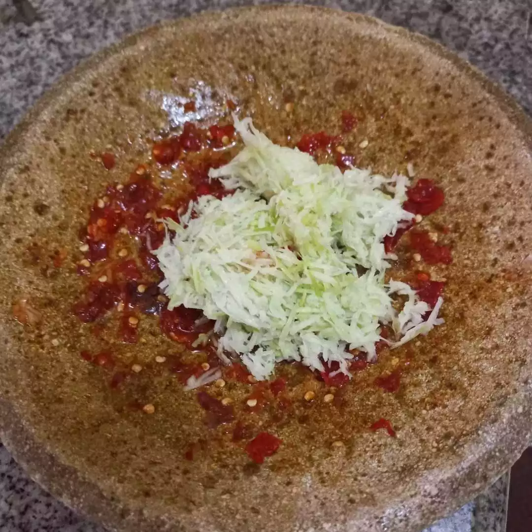 Step 5 Tahu Goreng Sambal Pencit