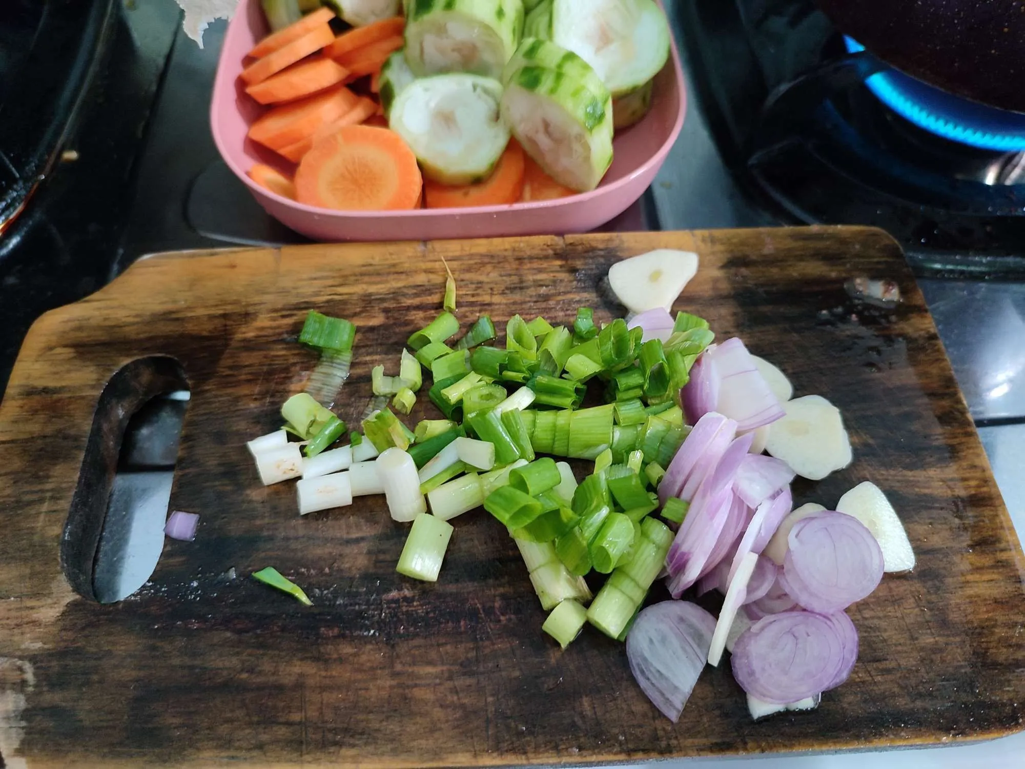Step 1 Tumis Oyong Wortel