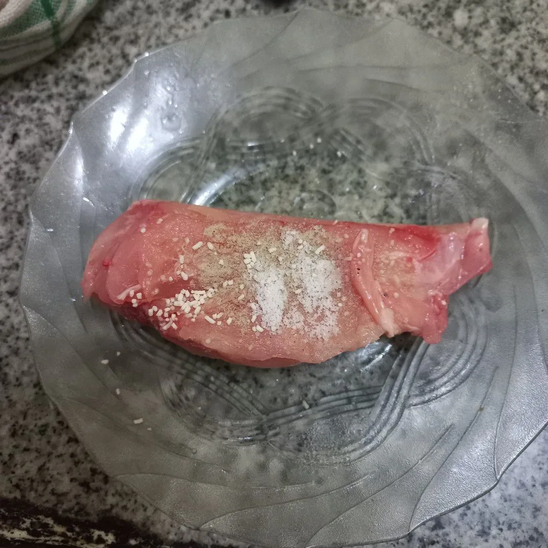 Step 1 Chicken Katsu Mozzarella