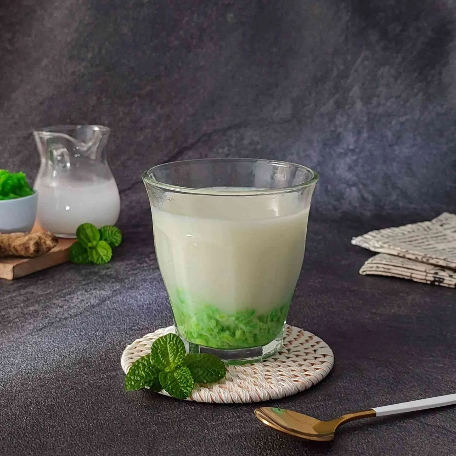 Wedang Cor Tape Hijau