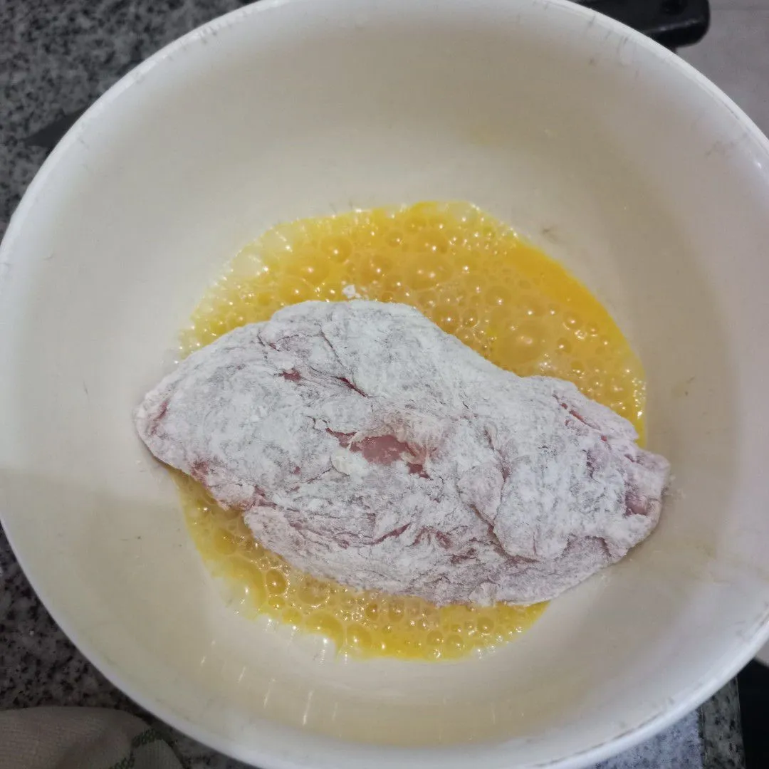 Step 4 Chicken Katsu Mozzarella
