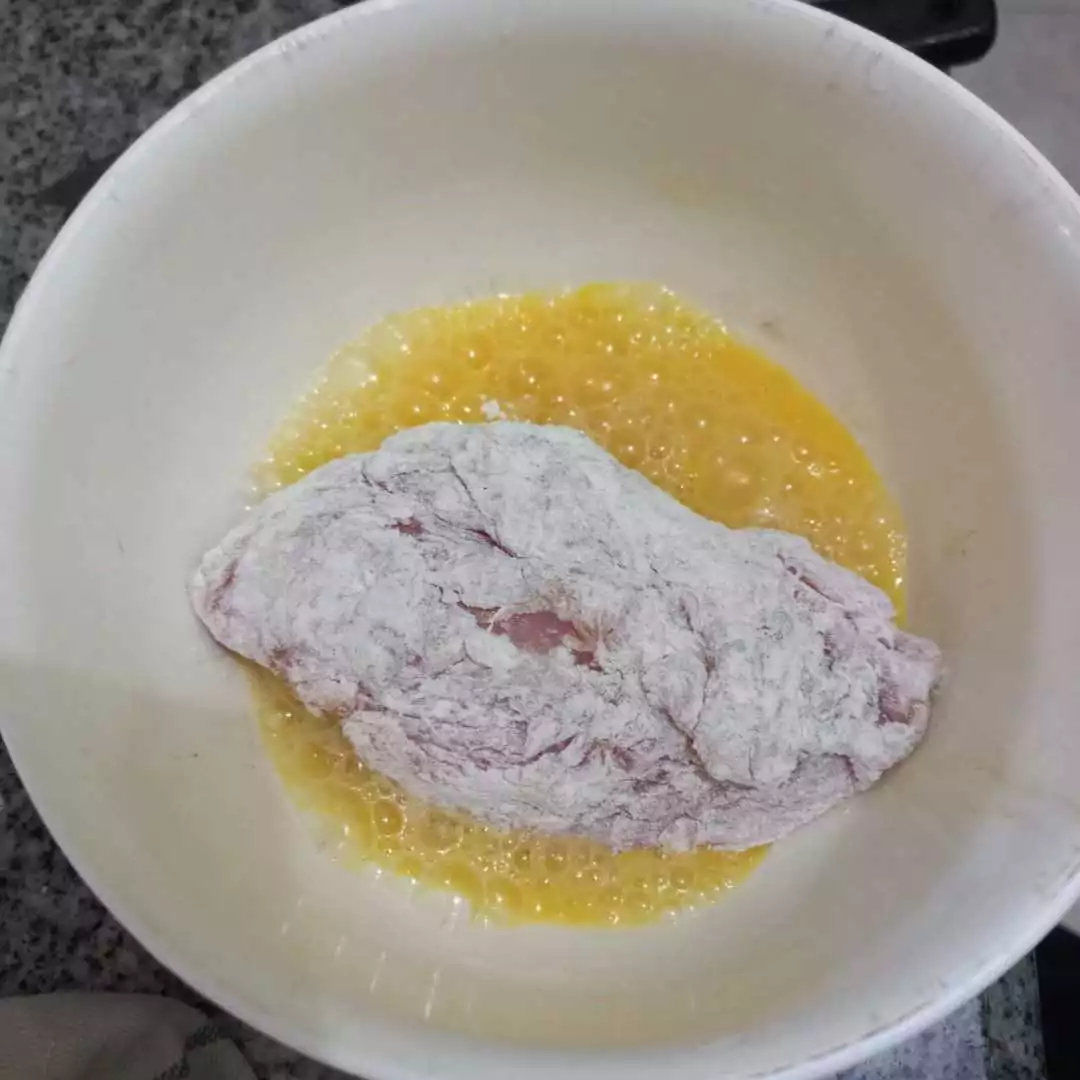 Step 4 Chicken Katsu Mozzarella