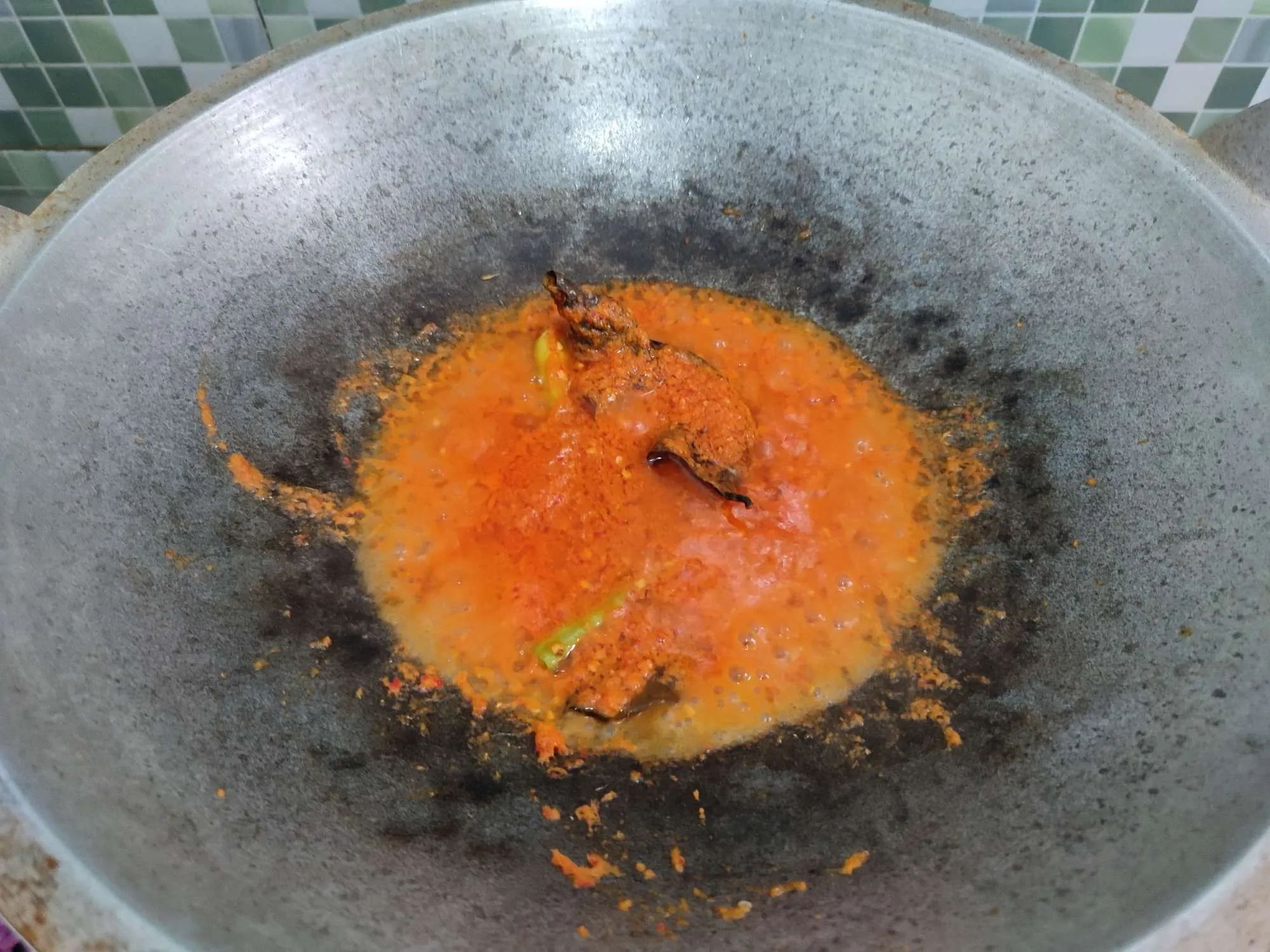 Step 2 Keripik Singkong Kuah Sate
