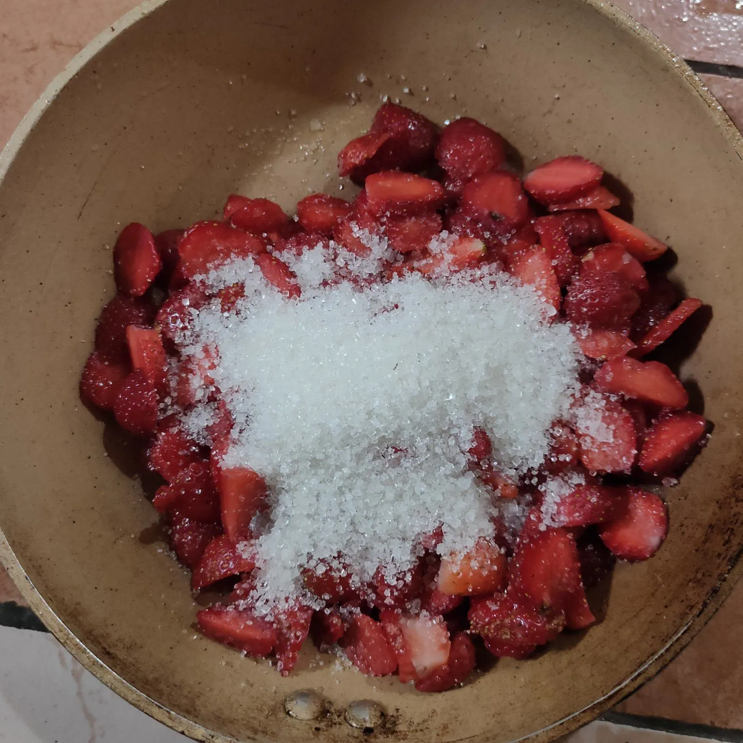 Step 3 Selai Strawberry