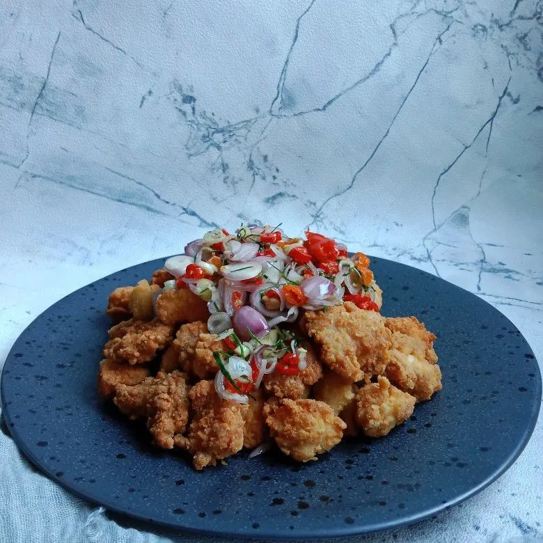 Step 5 Chicken Popcorn Sambal Matah