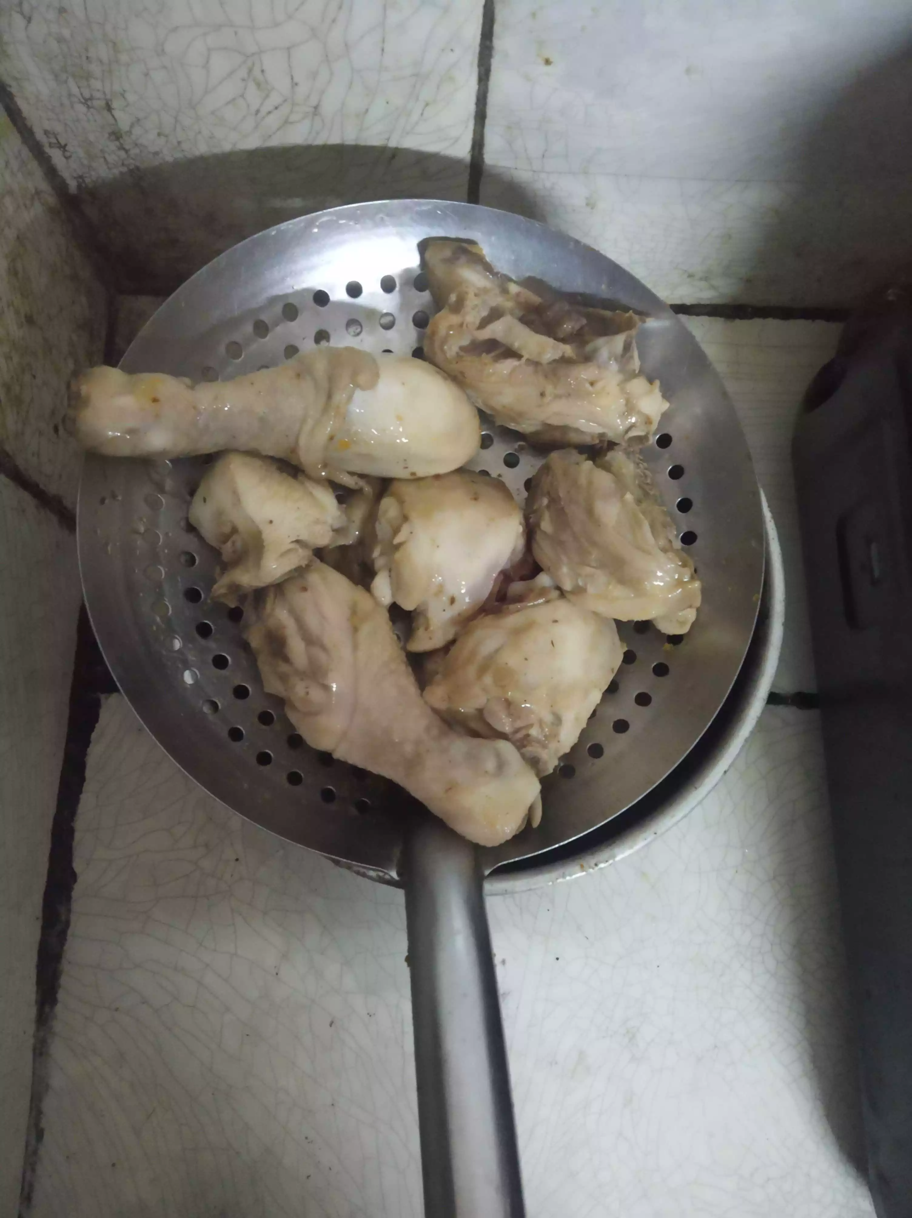Step 1 Ayam Pedas Manis