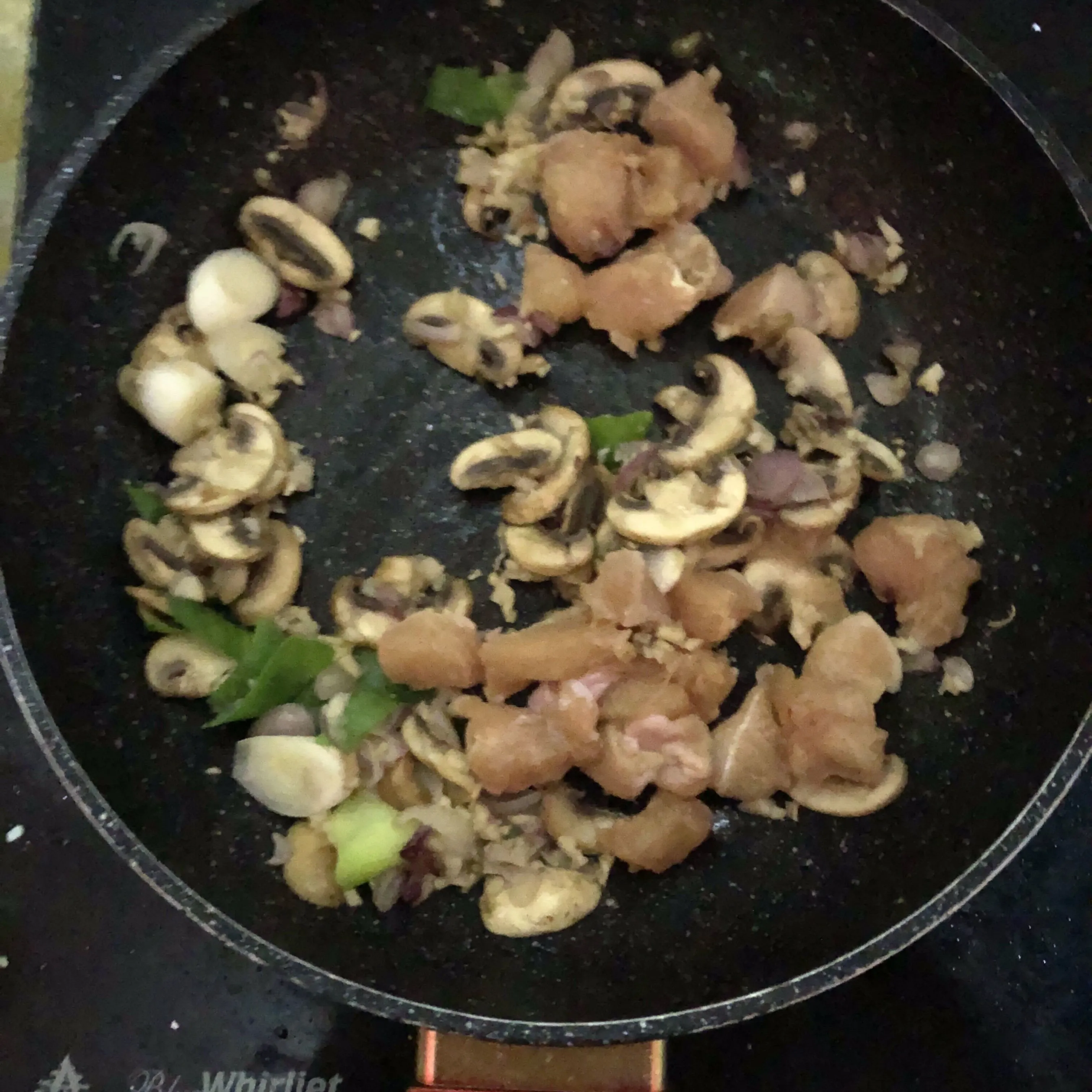 Step 5 Nasi Siram Ayam Jamur Pokcoy