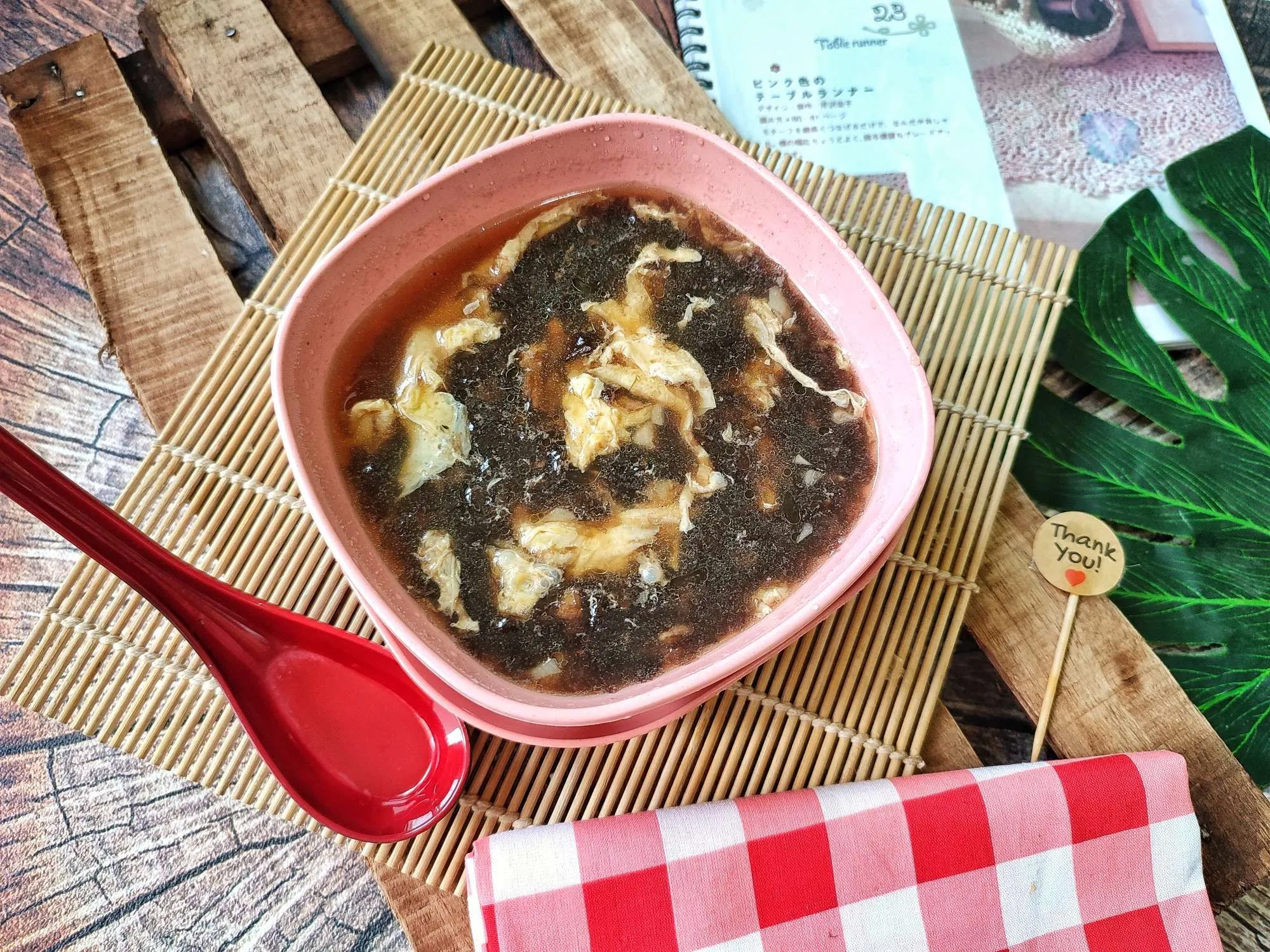 Step 8 Sup Telur Rumput Laut ala Yummy