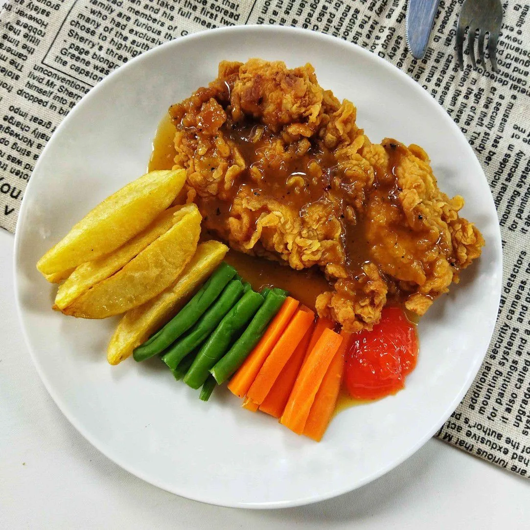 Steak Ayam Crispy