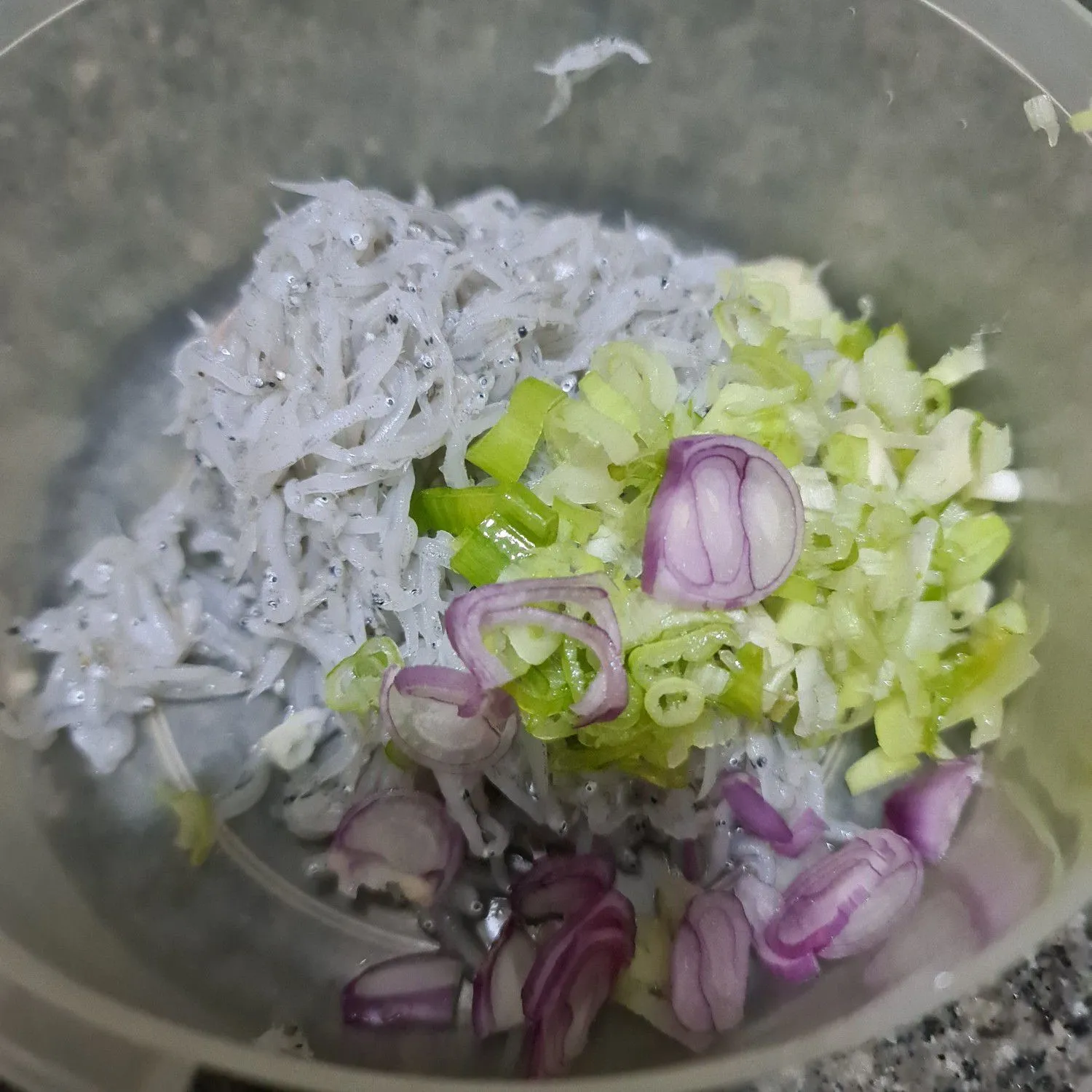 Step 3 Teri Nasi Goreng Telur