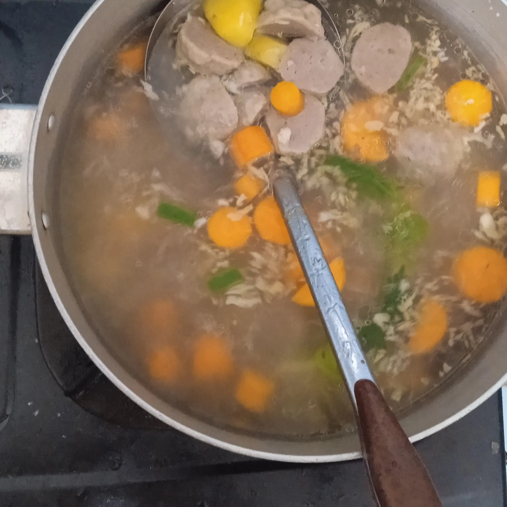 Step 5 Sop Bakso Sayuran