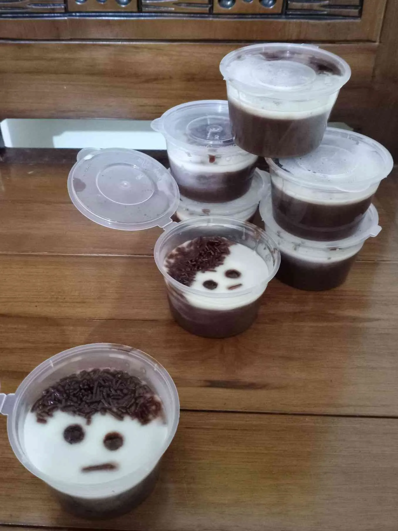 Puding Coklat Susu Vla