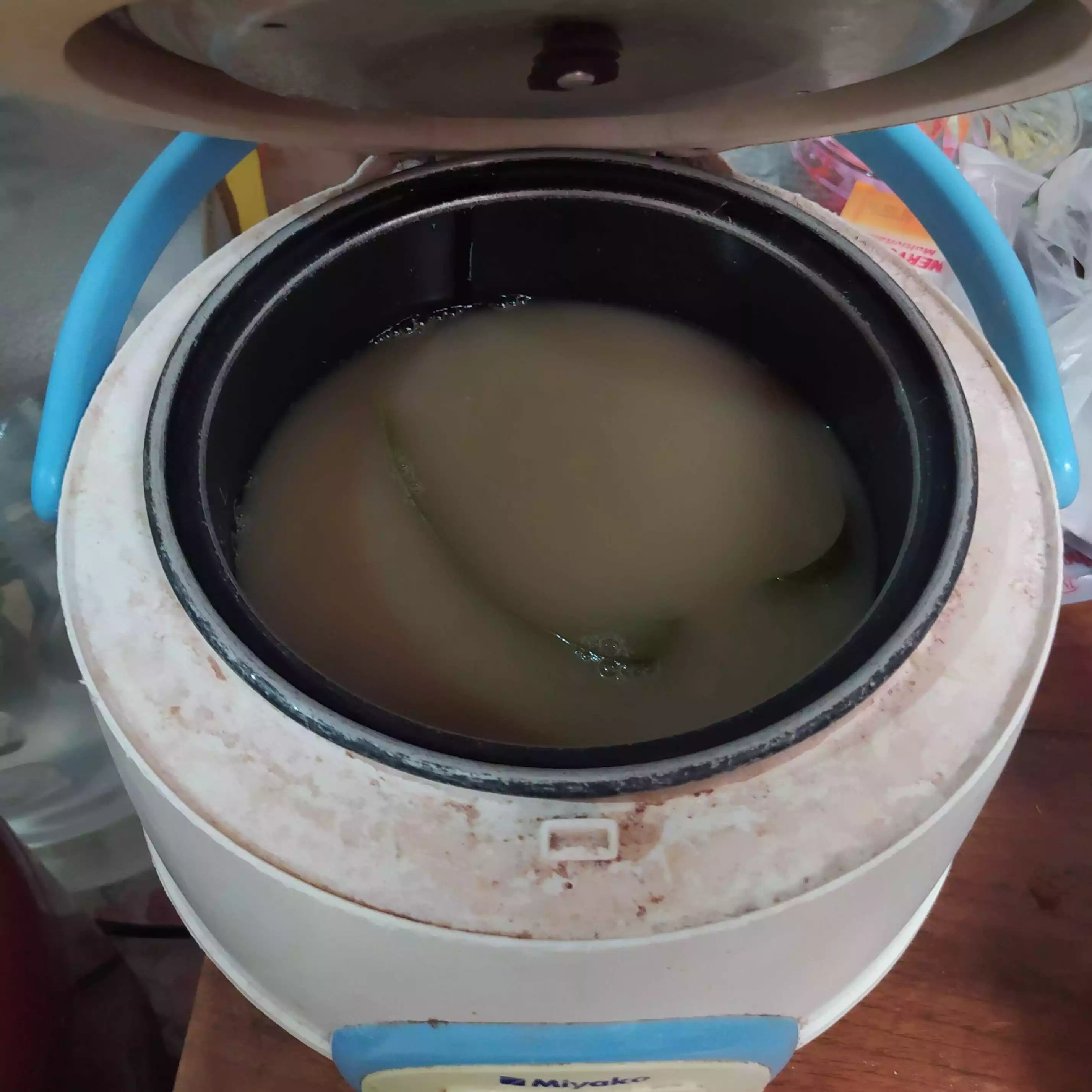 Step 4 Bubur Kacang Hijau Magic Com