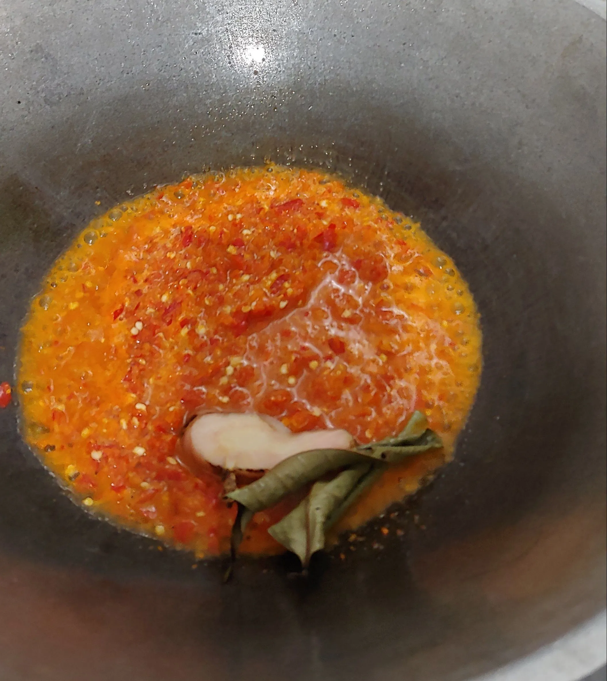 Step 5 Paru Sapi Balado