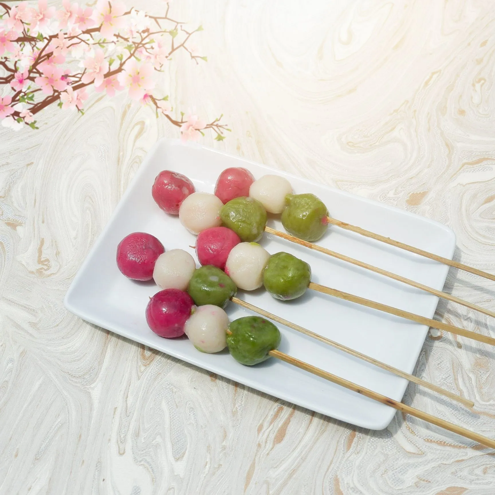 Step 5 Hanami Dango